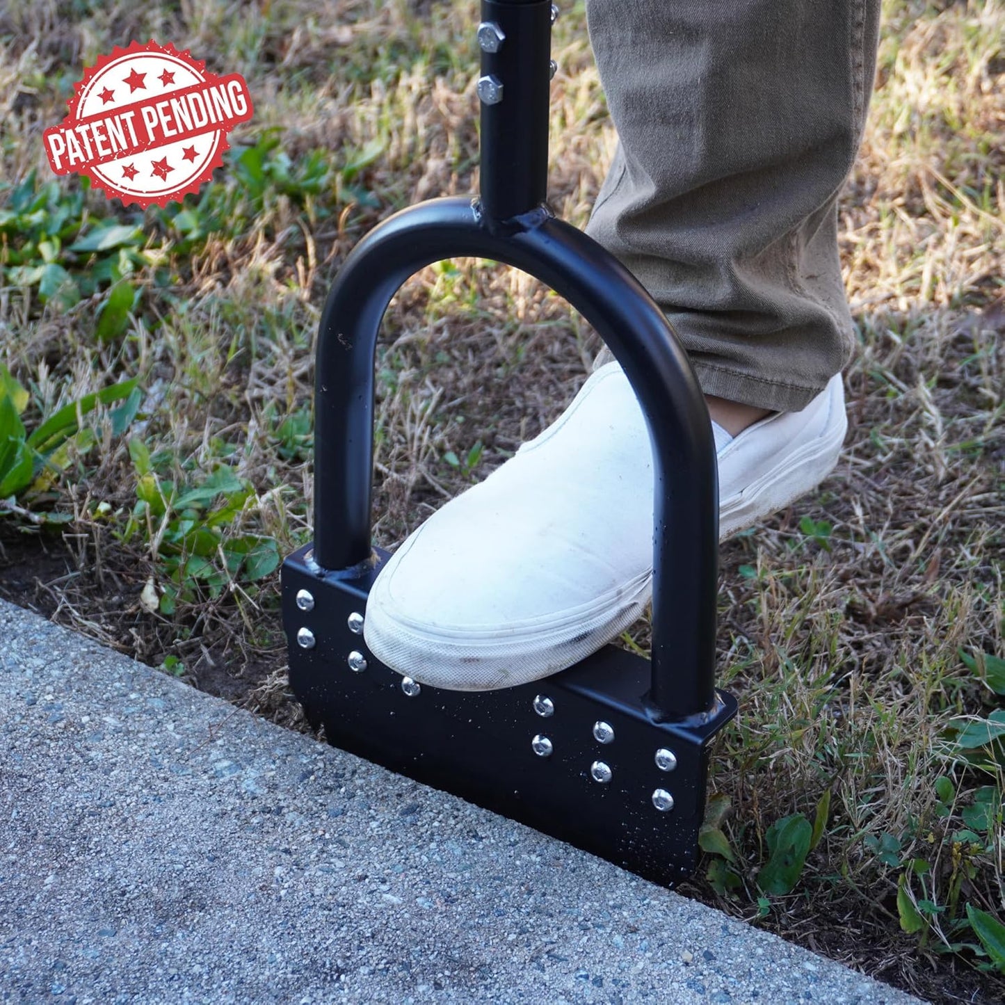 Manual Garden Bed Edger - Durable Gardening Work Tool with Wide Footplate, Portable Design for Weed Removal, Flowerbed, Sidewalk, Durable Landscape Tool, deals for you,